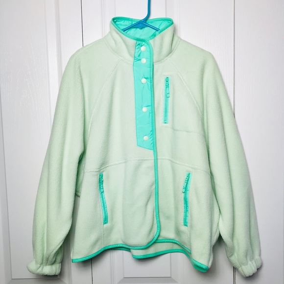 American Eagle Outfitters Jackets & Blazers - New American Eagle Fleece Snap Up Jacket